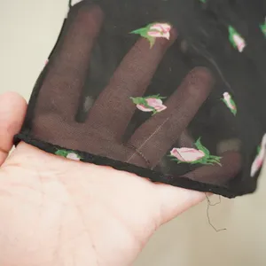 Betsey Johnson‎ Vintage Urban Outfitters Black Rosebud Sheer Floral Maxi Dress thumbnail 6