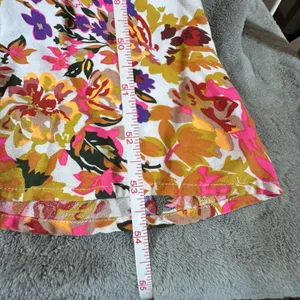 Natural Life Katie Floral Maxi Dress L XL Sleeveless Vibrant Boho Pockets Print thumbnail 5