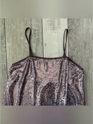 Free People Whimsical Romantic Summer Time to Shine sequins mini dress size xs thumbnail 7