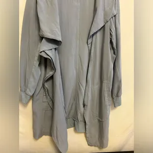 Soft Surroundings Blue‎ Lightweight Zip Jacket Size Medium thumbnail 7
