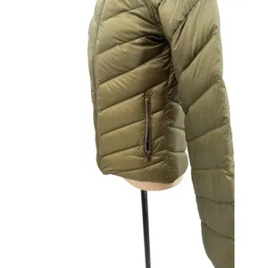 Patagonia Prow Jacket Olive Green Down Puffer Coat Womens Zip‎ Warm Small thumbnail 8
