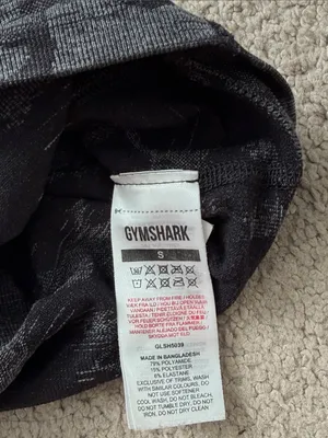 Gymshark Grey Camo High-Waist Bike Shorts thumbnail 3