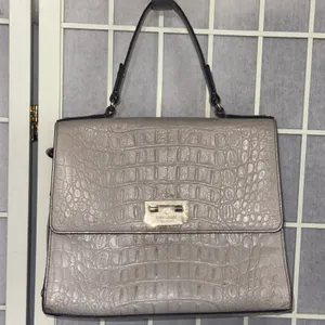 Kate Spade Orchard Valley Doris Soft Taupe Large Satchel Shoulder Bag FAIR CONDI thumbnail 1