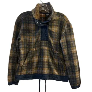 Stoic Women's XS Plaid Fleece Pullover Jacket‎ with Sherpa Collar thumbnail 1