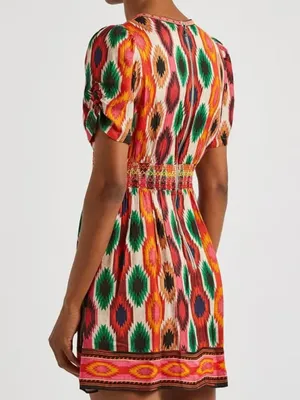 Alice & Olivia Tatiana Printed Multicolor Mini Dress -‎ Size 4. thumbnail 5