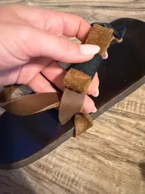 Shamma All Brown Sandals Size 6.5 thumbnail 7