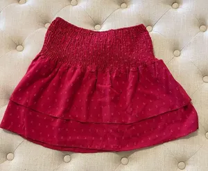 SHEIN raspberry top with bow. Size small. thumbnail 3