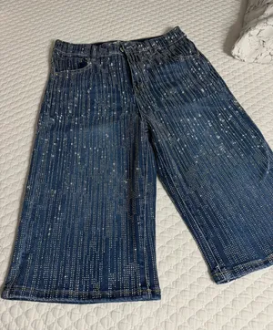 Nina Rossi Distressed Jean Shorts thumbnail 1