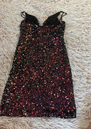 multicolor sequin lucy in the sky dress thumbnail 3