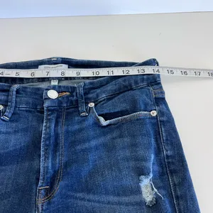 Good American Women's‎ Good Legs Distressed Raw Hem Blue Jeans thumbnail 7