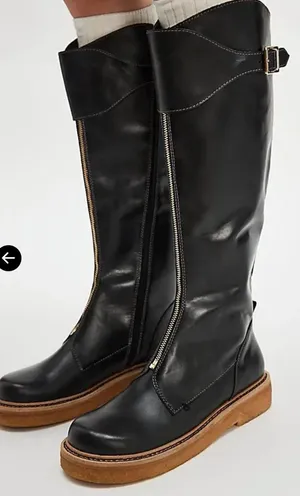 Kelsi Dagger For Anthropologie Cape Equestrian Black Riding Boots thumbnail 1