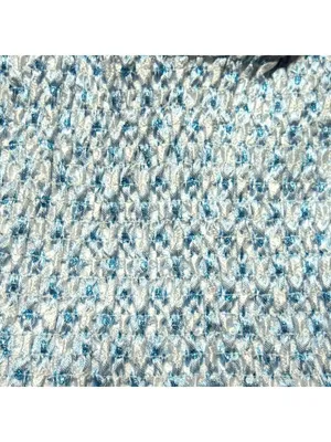 NWoT Hill House Ellie Nap Dress in Blue White Brocade Smocked Tiered Midi XS thumbnail 6