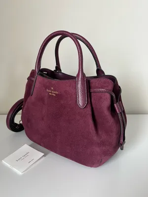 Kate Spade Dumpling Suede Small Satchel Bag thumbnail 2