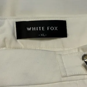 White Fox Boutique Cream Wide Leg Pants with Silver Buckles Size XL thumbnail 7