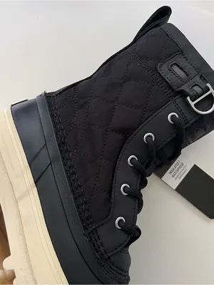 Sorel Women's Caribou Royal Winter Boots Black/Chalk. thumbnail 5