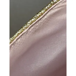 Jimmy Choo Parfums Tote Bag Pink Rose Gold Glitter Side Panels Shoulder Bag thumbnail 8