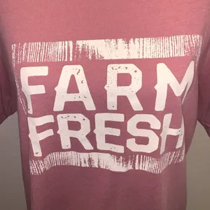 Farm Fresh western cowgirl casual short sleeve shirt thumbnail 3