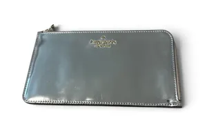 kate spade New York Lucy Metallic Silver L Zip-Around Wristlet new thumbnail 1