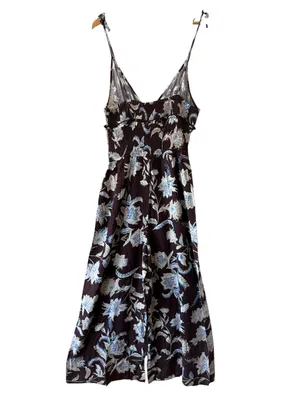 PATRONS OF PEACE Arcadia Floral Jumpsuit Brown Size M NEW thumbnail 3