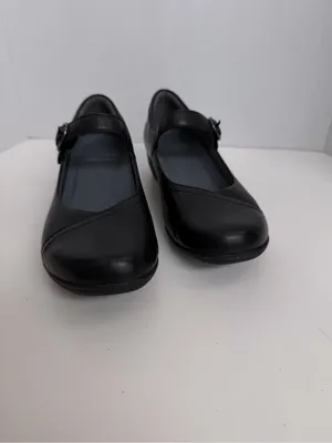 Dansko Fawna Mary Jane Leather Arch Support Comfort Travel Classic Work Black thumbnail 2