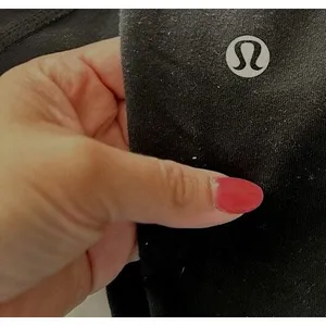 Lululemon Groove Astro Jogger Yoga Pants Pocket Black Orange Size 6 thumbnail 4