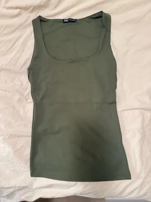ZARA Green Top thumbnail 3
