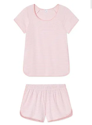 Pima Shorts Set English Rose Lake Pajama thumbnail 1