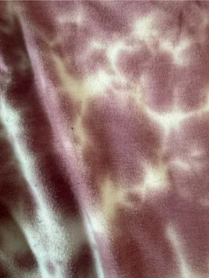 Lulu's Tie-Dye Joggers Set in Mauve and Cream thumbnail 5
