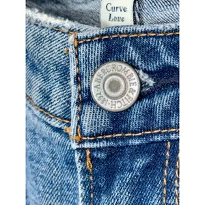 Abercrombie & Fitch Curve Love The Skinny High Rise Blue Denim Jeans Size 25 0 R thumbnail 5