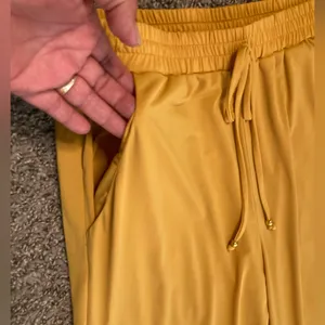 Always Indigo Boho Mustard Wide Leg Pull thumbnail 4