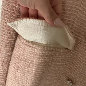 Zara Pink Tweed Blazer thumbnail 8