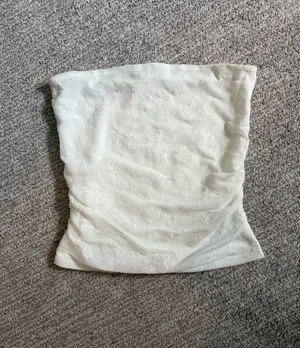 Garage White Lace Tube Top thumbnail 2