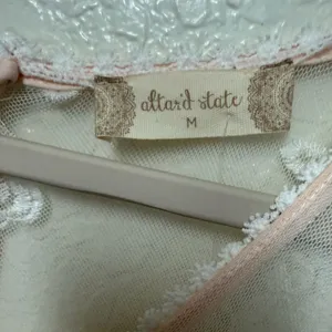 Altar'd State Ivory/Nude Lace Dress Size Medium thumbnail 7