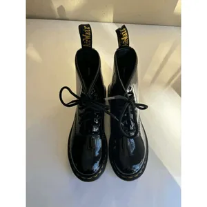 Dr. Martens 1460 8 Eye Patent Leather Boots Black Womens US Size 5 thumbnail 2
