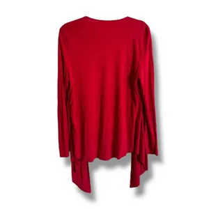 Madison Womens Top Sz‎ XL Red Sequined Cardigan Look Flowy Knit NEW with Tags thumbnail 3