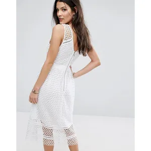 🔥🔥 5/$25 sale 🔥🔥 Abercrombie & Fitch for asos Lace Zip-Back Midi Dress size xs thumbnail 2