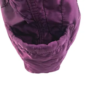 MARC By MARC JACOBS Workwear Quilted Signature Tote Bag Purple Nylon Travel EUC thumbnail 6