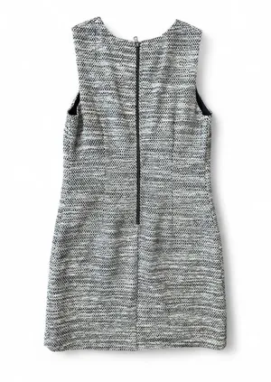 Theory Cortney Deleo Tweed Crew Neck Shift Dress thumbnail 2