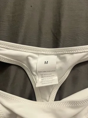 Strappy Thong Bikini White Size M thumbnail 3