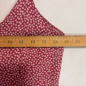 Abercrombie & Fitch‎ Midi Slip Dress Womens XS Pink Floral Ditsy Y2K 90s Cottage thumbnail 4