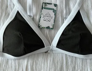 Color Block Bikini Set Black thumbnail 7