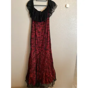 NIB Spirit La Catrina Day of the Dead Trumpet Dress Costume S/M thumbnail 3