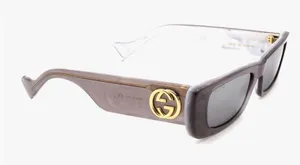 Gucci GGO516S Square Grey Sunglasses  thumbnail 1