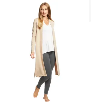 Beyond Yoga High Slits cozy fleece long duster cardigan size S small thumbnail 4
