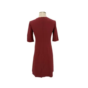 M.M.LaFleur Emily Square Neck A-Line Work Dress Brick Red NWT Size 0 thumbnail 7