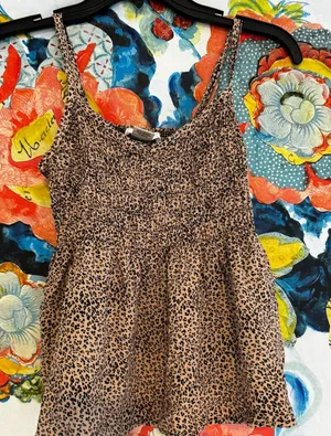urban cheeta print tank top thumbnail 1
