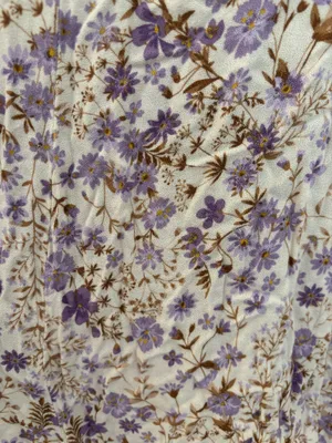 Lush Purple Floral Midi Dress thumbnail 3