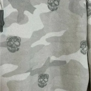 Vintage Havana Women's Burnout Hoodie Camo Skulls Halloween Elastic Size‎ Small thumbnail 4