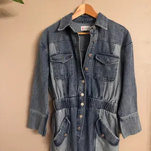 L’ATISTE BY AMY Mixed Denim‎ Jumpsuit thumbnail 2