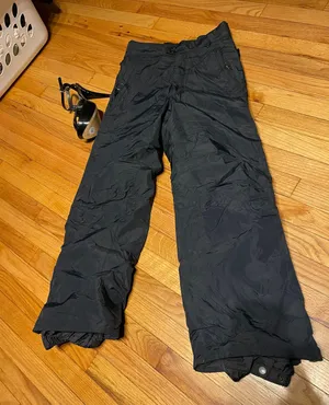 Columbia Snow pants skipants Zip side full length winter sports outdoor active athletic Bibs thumbnail 9